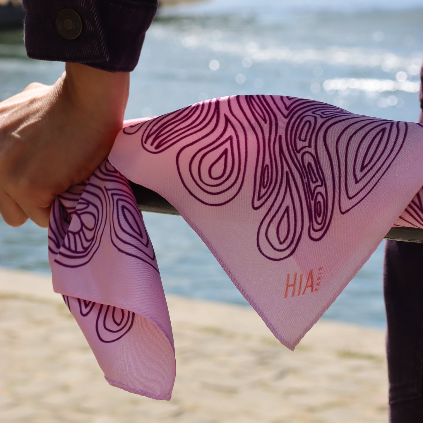 Foulard Pieuvre Light Rose