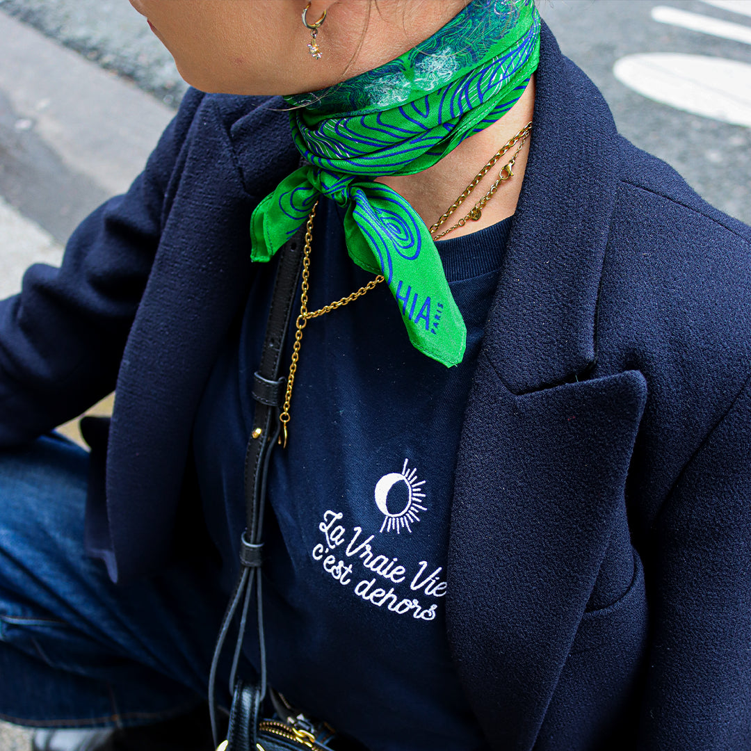 Foulard Pieuvre - Vert