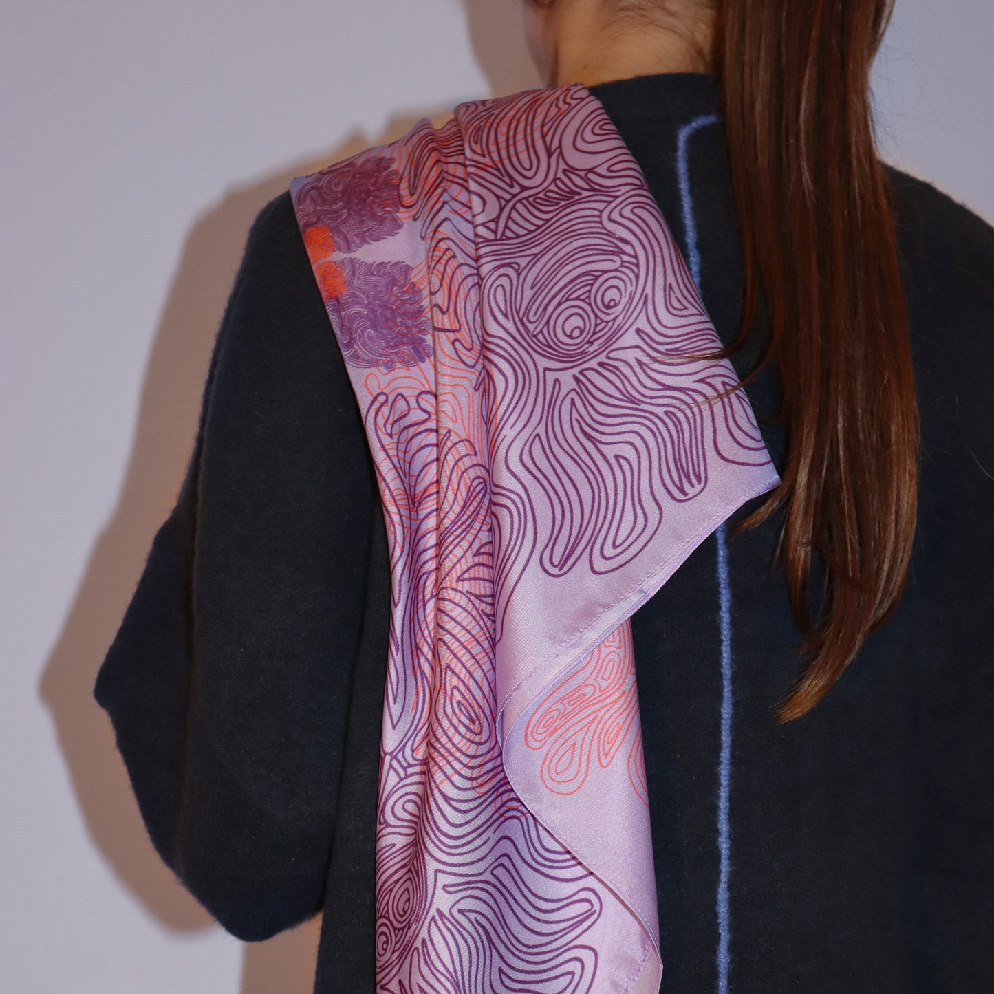 Foulard Pieuvre - Lilas