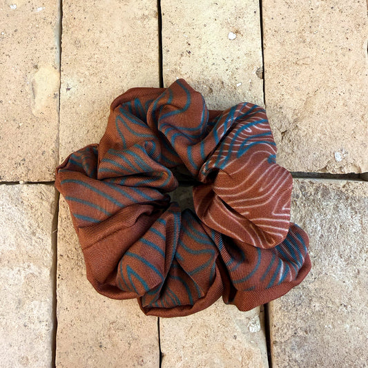 Chouchou Upcyclé - Pieuvre terracotta