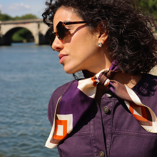 Foulard Graphic View - 70s