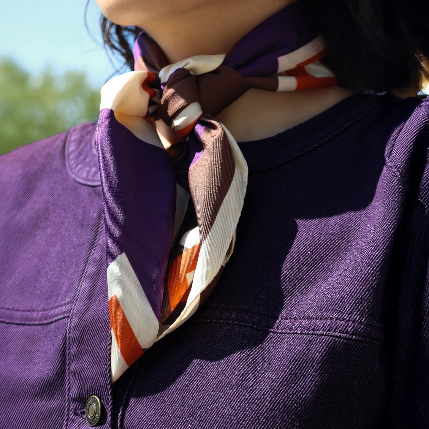 Foulard Graphic View - 70s
