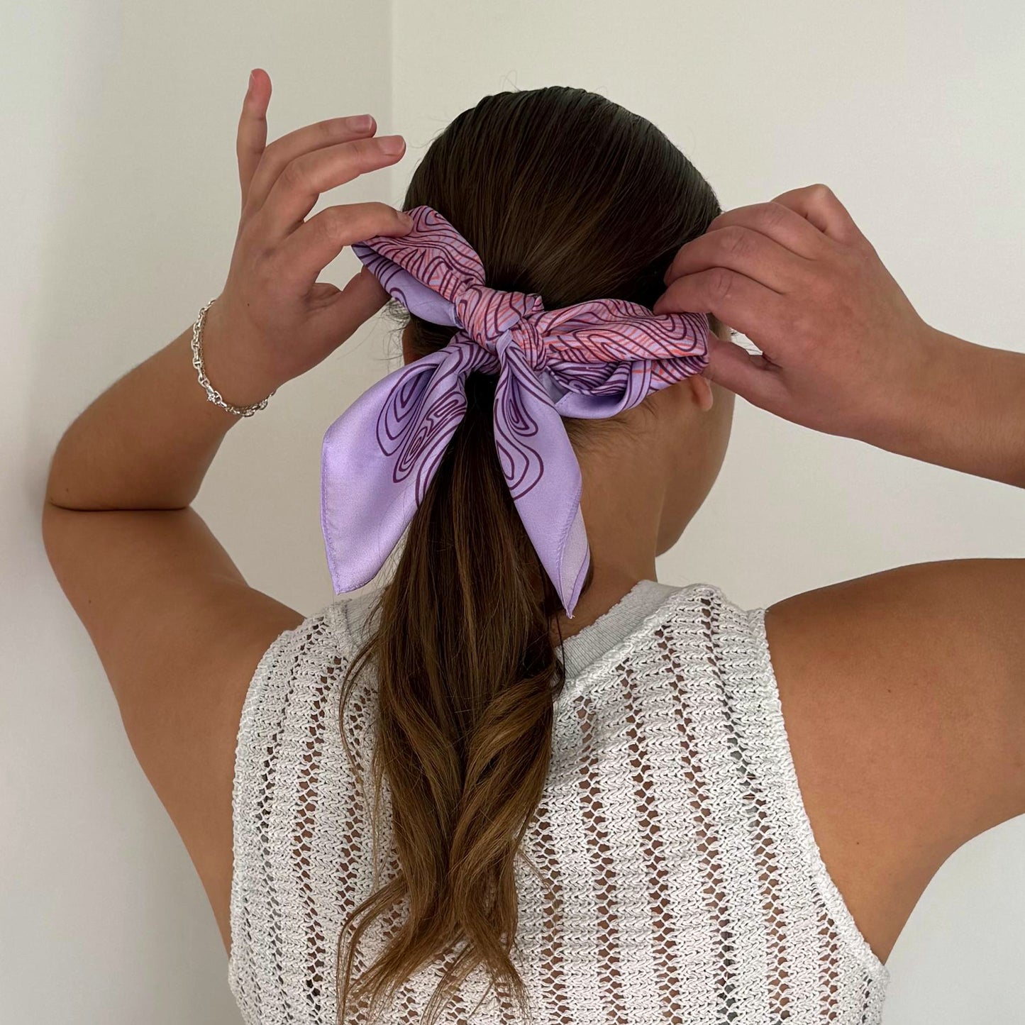 Foulard Pieuvre - Lilas