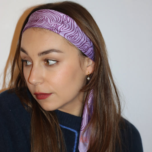 Foulard Pieuvre - Lilas