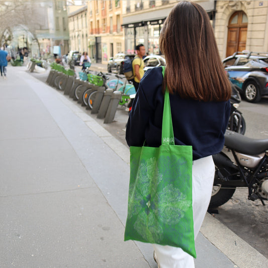 Shopper bag- Pieuvre - Vert